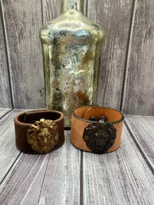 Bronze Lion Cuff