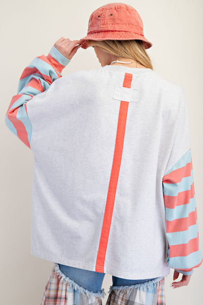 Easel Flower Patch Pullover