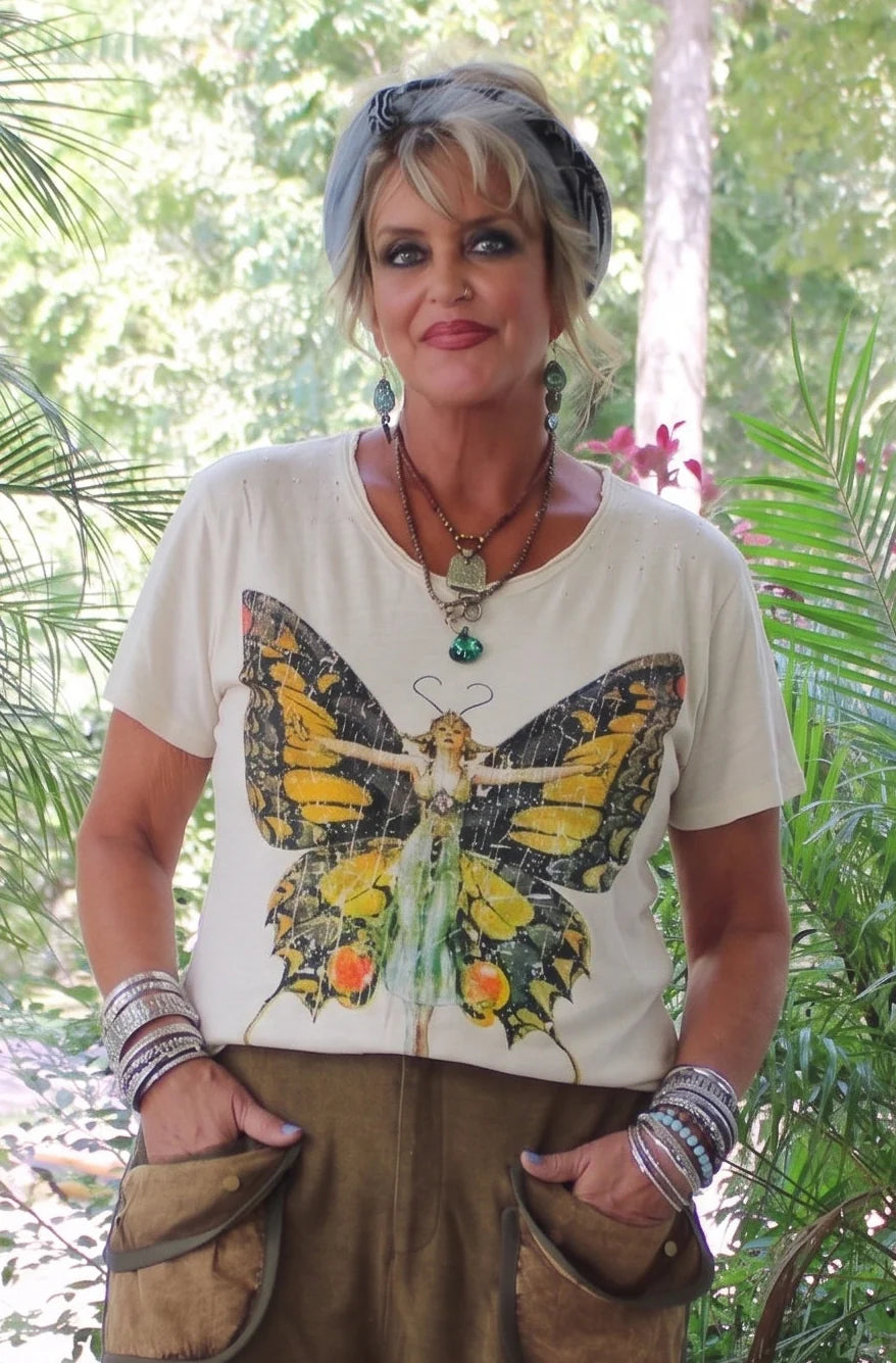Jaded Gypsy Moon Dance Tee - Spread Your Wings