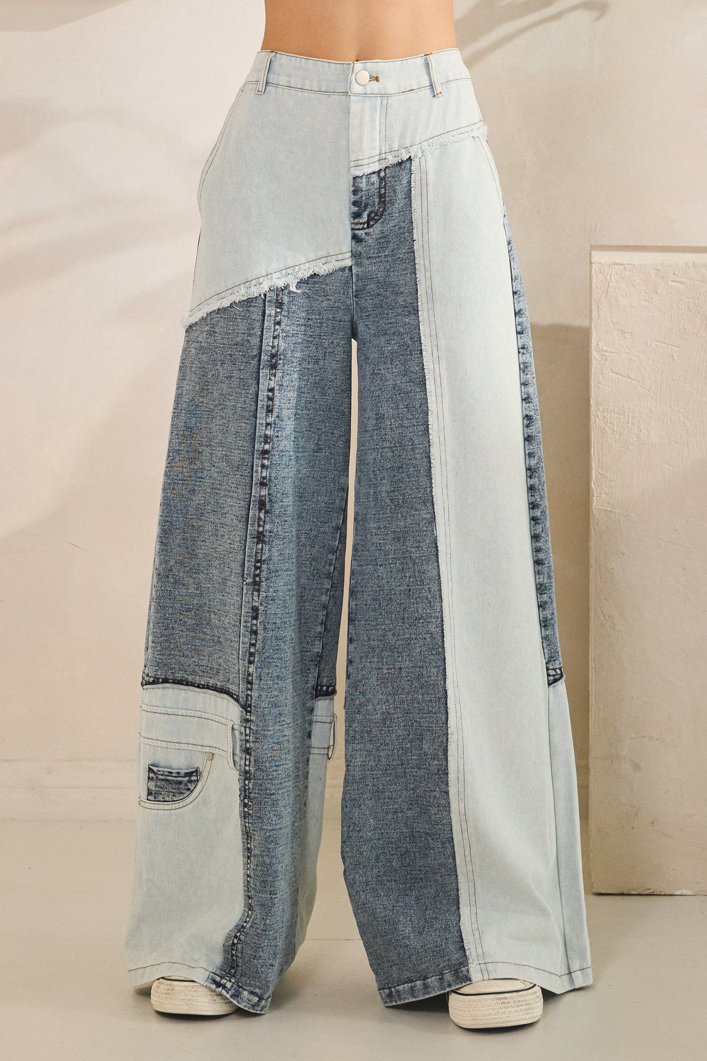 Oli & Hali Denim Patchwork Jeans