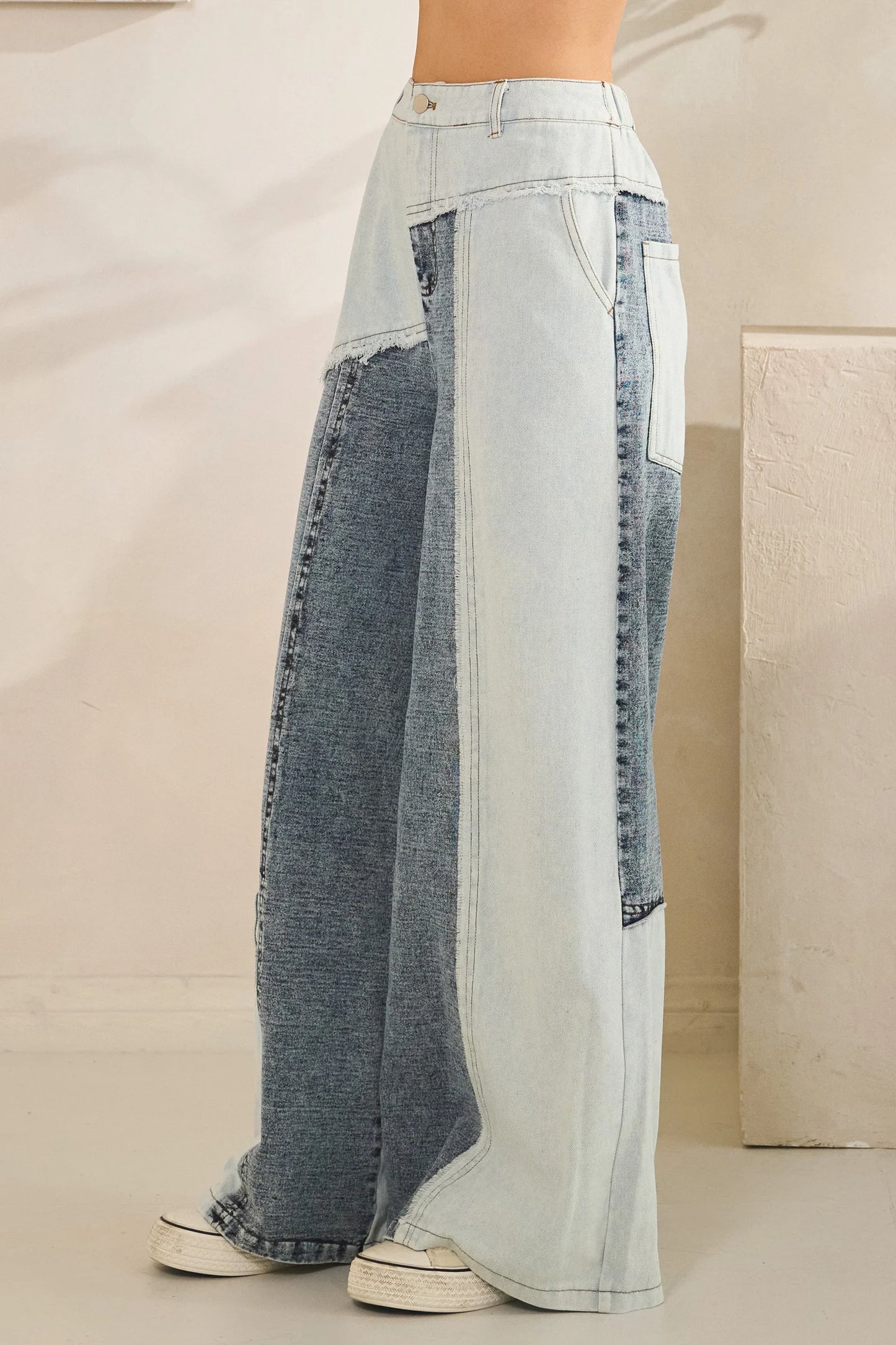 Oli & Hali Denim Patchwork Jeans