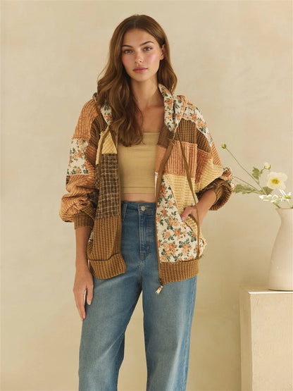 Oli & Hali Brown Patchwork Jacket