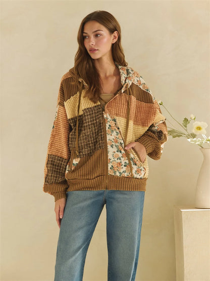 Oli & Hali Brown Patchwork Jacket