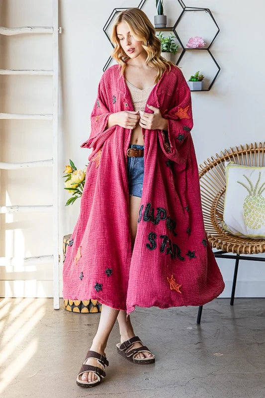 Oli & Hali Berry Super Star Duster Dress