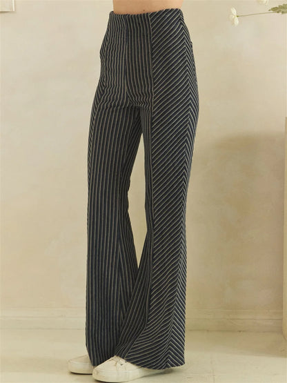 Oli & Hali Navy Flared Corduroy Pants