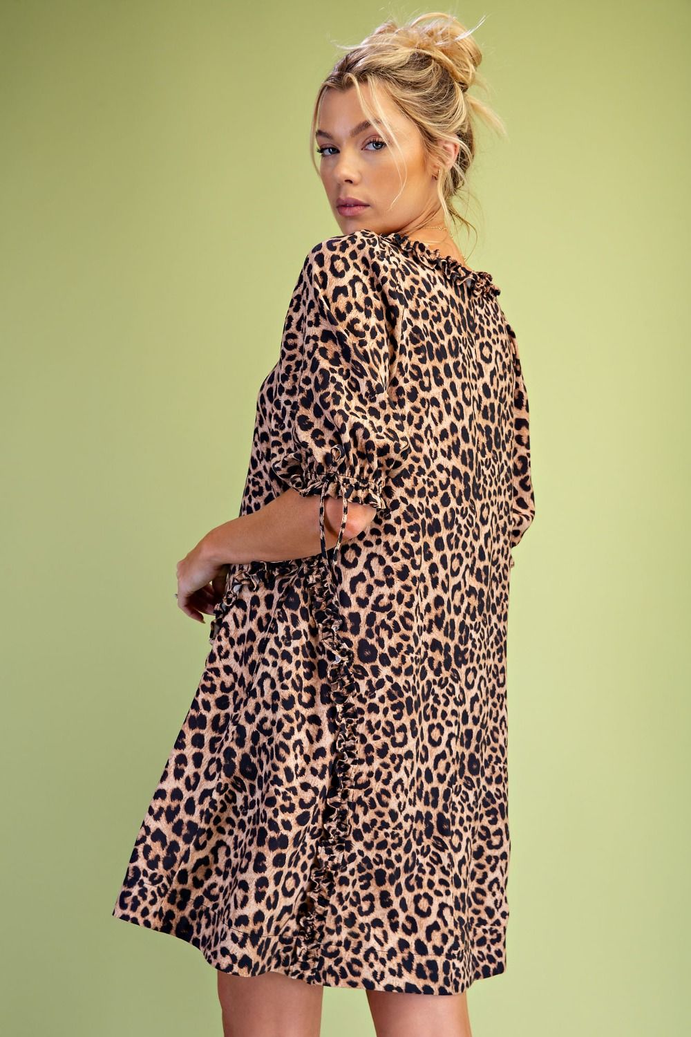 Easel Animal Print Dress