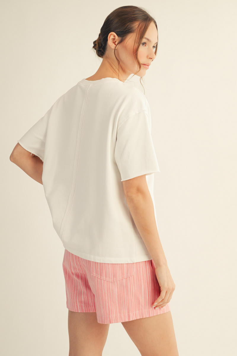 Off White Flag Top
