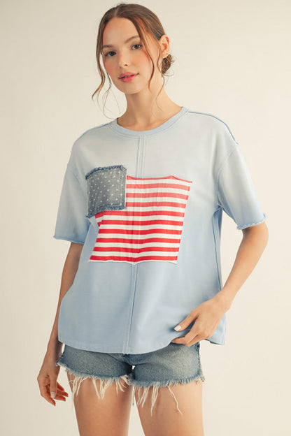 Blue Flag Top